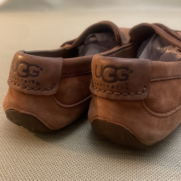 UGG Mens Brown Tan Suede Leather Loafers Size 8 main image 12